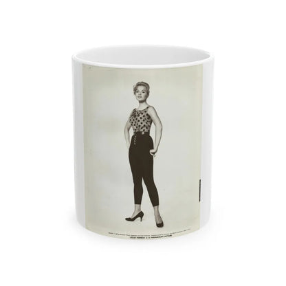 Leslie Parrish #192 (Vintage Female Icon) White Coffee Mug-11oz-Go Mug Yourself