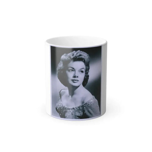 Leslie Parrish #193 (Vintage Female Icon) Color Changing Coffee Mug 11oz - Go Mug Yourself
