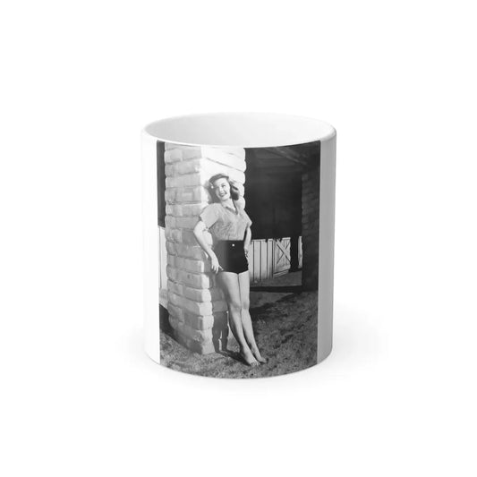Leslie Parrish #196 (Vintage Female Icon) Color Changing Coffee Mug 11oz - Go Mug Yourself