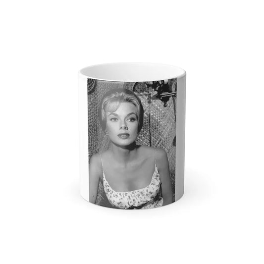Leslie Parrish #199 (Vintage Female Icons) Color Changing Mug 11oz-11oz-Go Mug Yourself
