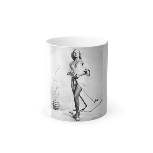 Leslie Parrish #202 (Vintage Female Icon) Color Changing Coffee Mug 11oz - Go Mug Yourself