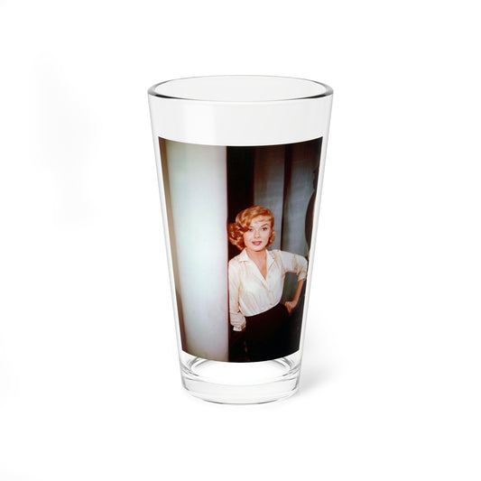 Leslie Parrish #203 (Vintage Female Icon) Pint Glass 16oz-16oz-Go Mug Yourself