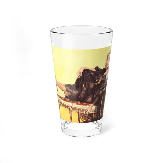 Leslie Parrish #205 (Vintage Female Icon) Pint Glass 16oz 16oz - Go Mug Yourself