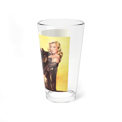 Leslie Parrish #205 (Vintage Female Icon) Pint Glass 16oz-Go Mug Yourself