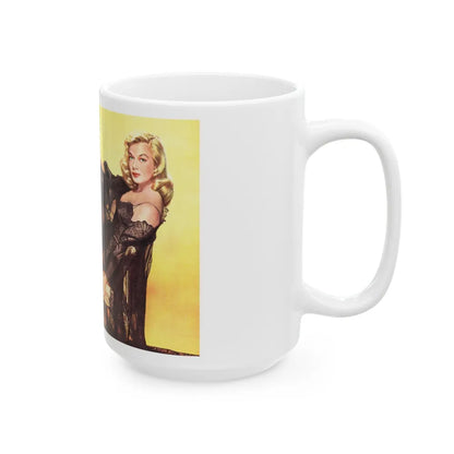 Leslie Parrish #205 (Vintage Female Icon) White Coffee Mug-Go Mug Yourself