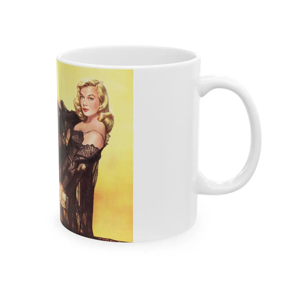 Leslie Parrish #205 (Vintage Female Icon) White Coffee Mug-Go Mug Yourself