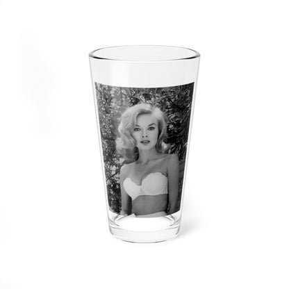 Leslie Parrish #206 (Vintage Female Icon) Pint Glass 16oz-16oz-Go Mug Yourself