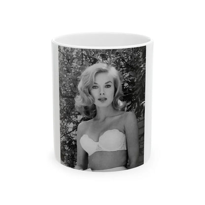 Leslie Parrish #206 (Vintage Female Icon) White Coffee Mug-11oz-Go Mug Yourself