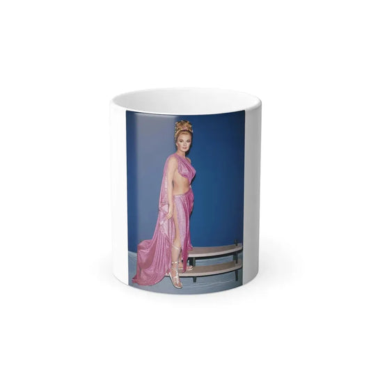 Leslie Parrish #207 (Vintage Female Icon) Color Changing Coffee Mug 11oz - Go Mug Yourself