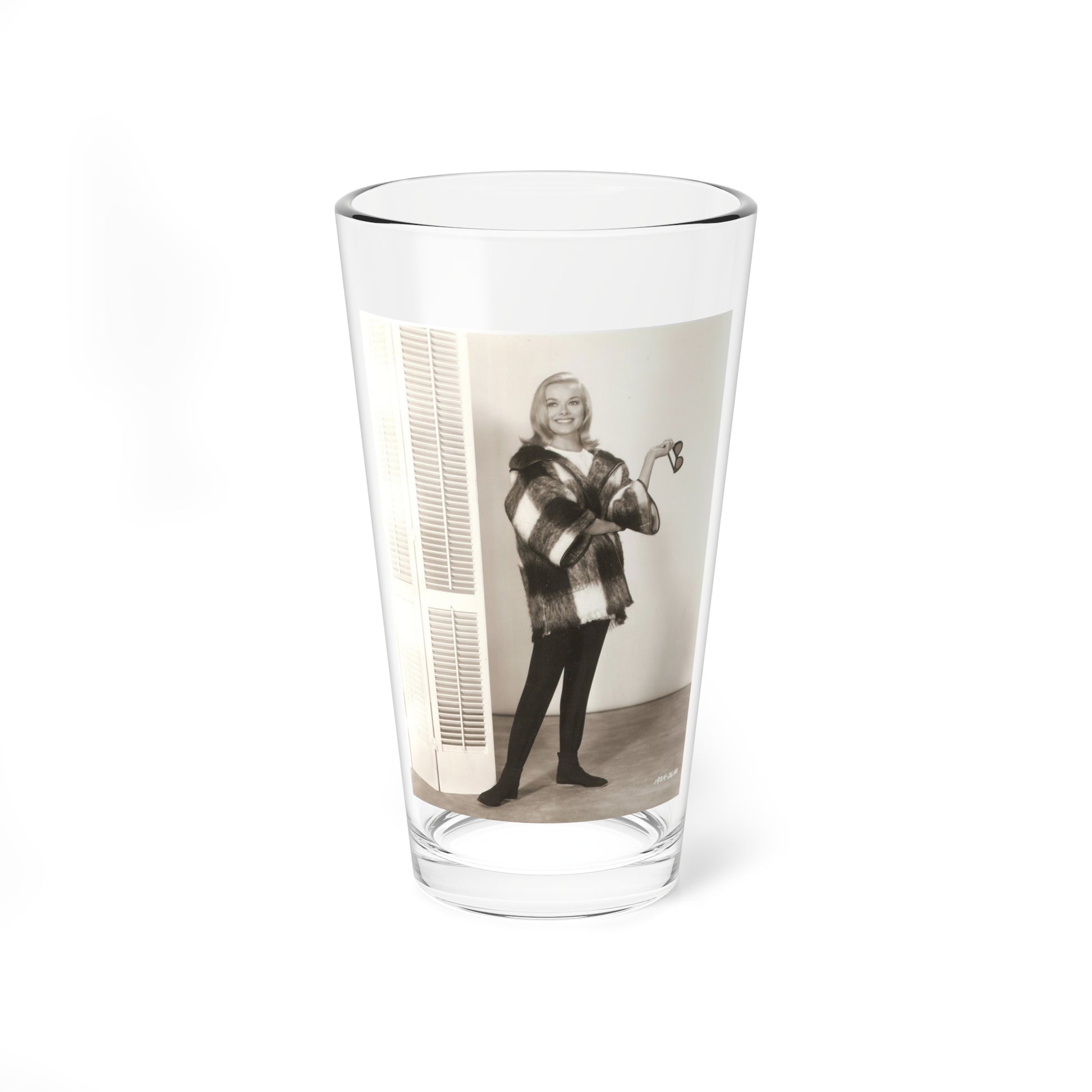 Leslie Parrish #208 (Vintage Female Icon) Pint Glass 16oz-16oz-Go Mug Yourself