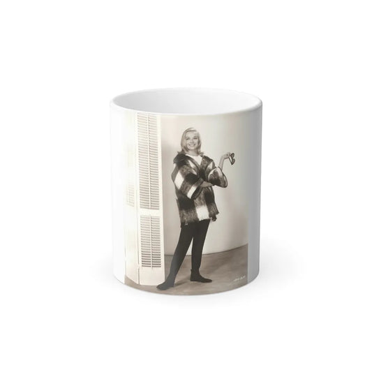 Leslie Parrish #208 (Vintage Female Icons) Color Changing Mug 11oz-11oz-Go Mug Yourself