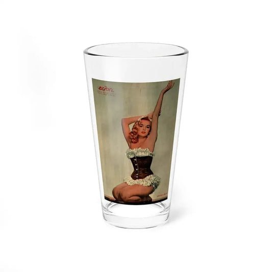 Leslie Parrish #211 (Vintage Female Icon) Pint Glass 16oz 16oz - Go Mug Yourself