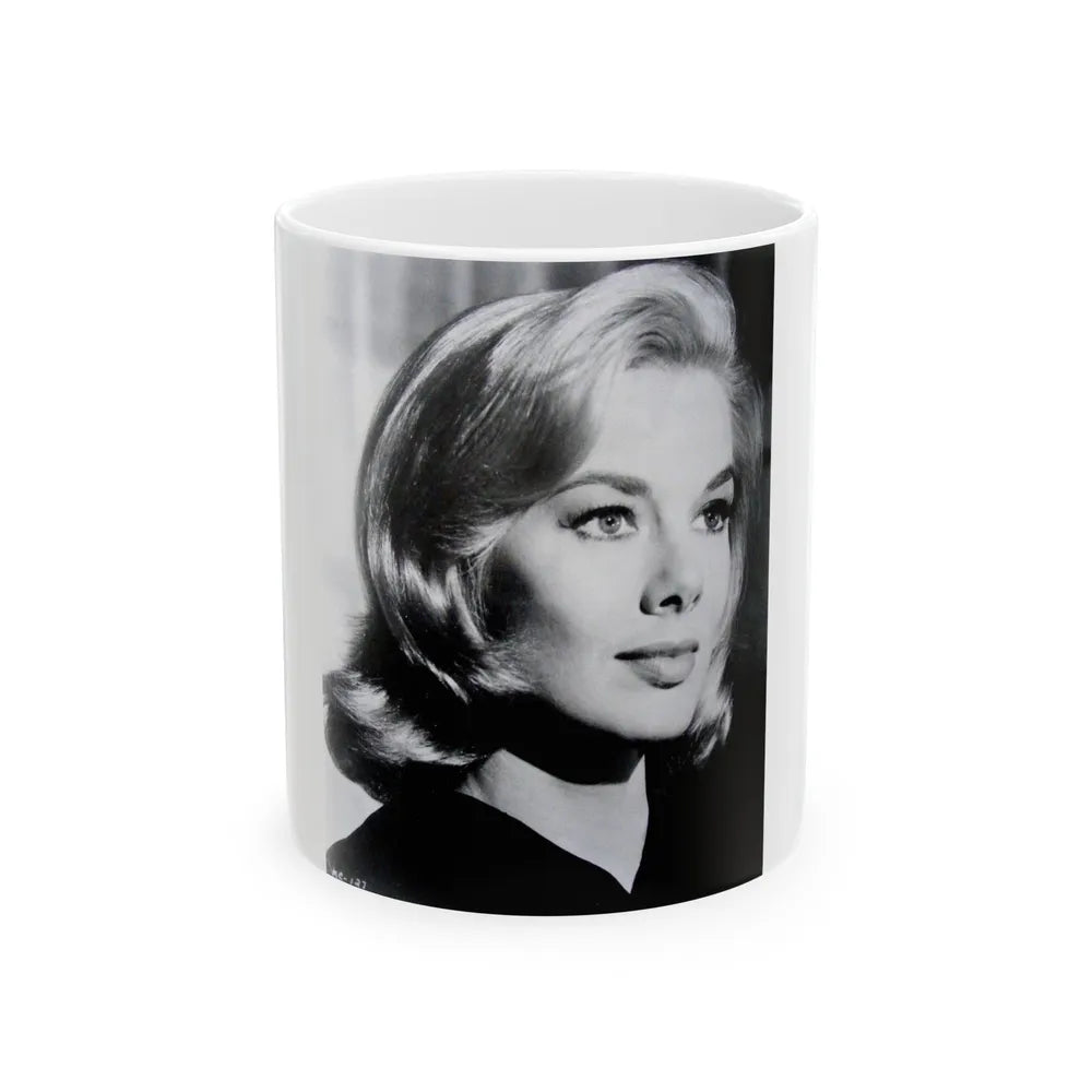 Leslie Parrish #213 (Vintage Female Icon) White Coffee Mug-11oz-Go Mug Yourself