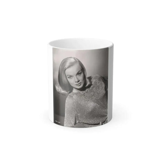 Leslie Parrish #216 (Vintage Female Icon) Color Changing Coffee Mug 11oz - Go Mug Yourself