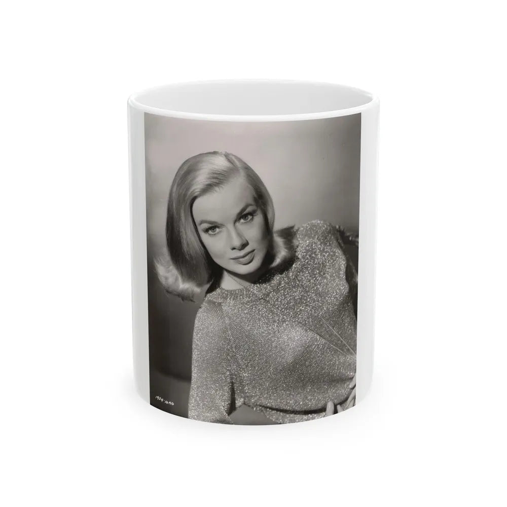 Leslie Parrish #216 (Vintage Female Icon) White Coffee Mug-11oz-Go Mug Yourself