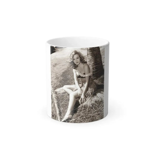 Leslie Parrish #218 (Vintage Female Icon) Color Changing Coffee Mug 11oz - Go Mug Yourself