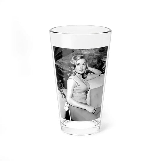 Leslie Parrish #221 (Vintage Female Icon) Pint Glass 16oz 16oz - Go Mug Yourself