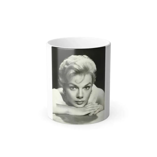 Leslie Parrish #222 (Vintage Female Icon) Color Changing Coffee Mug 11oz - Go Mug Yourself