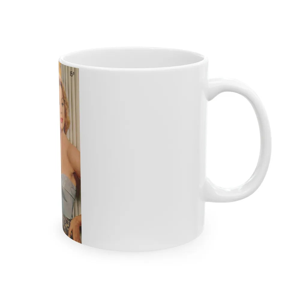 Leslie Parrish #224 - (Vintage Female Icon) White Coffee Mug-Go Mug Yourself