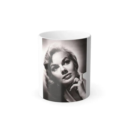 Leslie Parrish #225 (Vintage Female Icon) Color Changing Coffee Mug 11oz - Go Mug Yourself