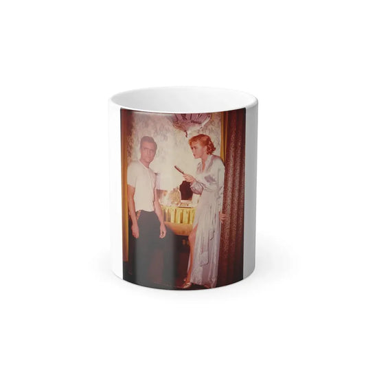 Leslie Parrish #226 (Vintage Female Icon) Color Changing Coffee Mug 11oz - Go Mug Yourself