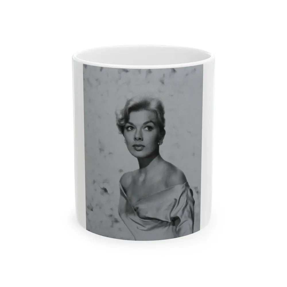 Leslie Parrish #229 (Vintage Female Icon) White Coffee Mug-11oz-Go Mug Yourself