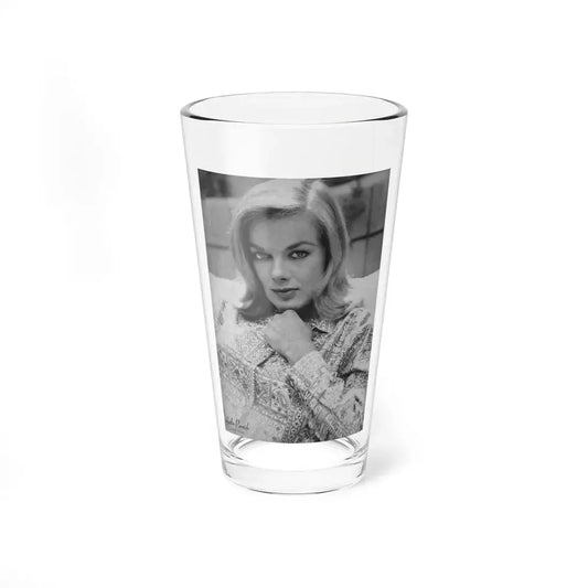 Leslie Parrish #231 (Vintage Female Icon) Pint Glass 16oz 16oz - Go Mug Yourself