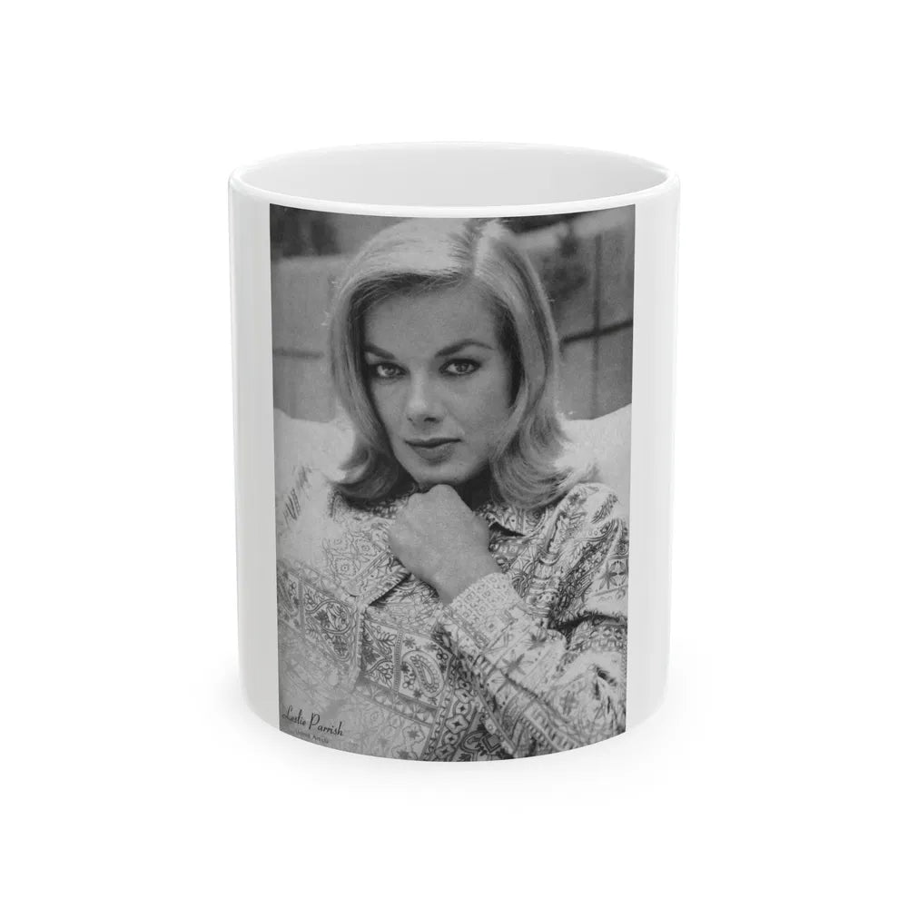 Leslie Parrish #231 (Vintage Female Icon) White Coffee Mug-11oz-Go Mug Yourself