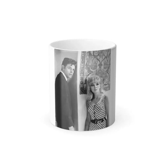 Leslie Parrish #232 (Vintage Female Icon) Color Changing Coffee Mug 11oz - Go Mug Yourself