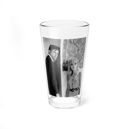 Leslie Parrish #232 (Vintage Female Icon) Pint Glass 16oz 16oz - Go Mug Yourself