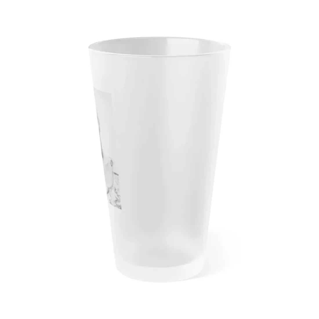 Leslie Parrish #233 (Vintage Female Icon) Frosted Pint Glass 16oz - Go Mug Yourself