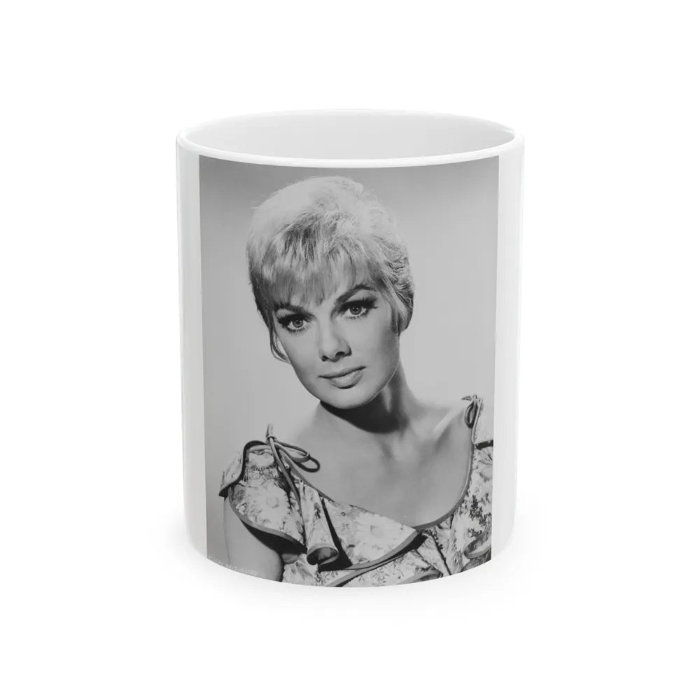 Leslie Parrish #233 (Vintage Female Icon) White Coffee Mug-11oz-Go Mug Yourself