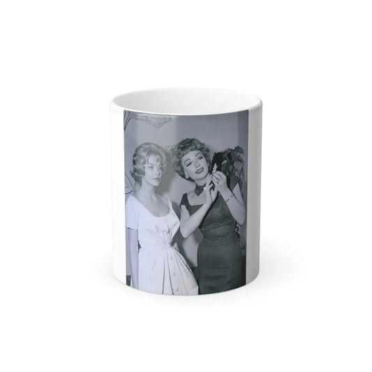Leslie Parrish #234 (Vintage Female Icons) Color Changing Mug 11oz-11oz-Go Mug Yourself