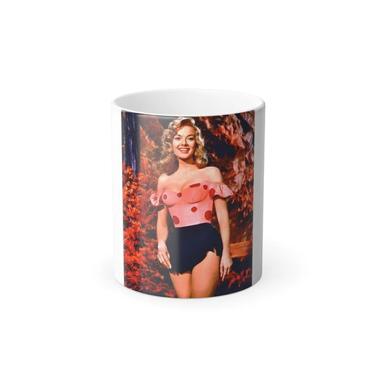 Leslie Parrish #24 (Vintage Female Icons) Color Changing Mug 11oz-11oz-Go Mug Yourself