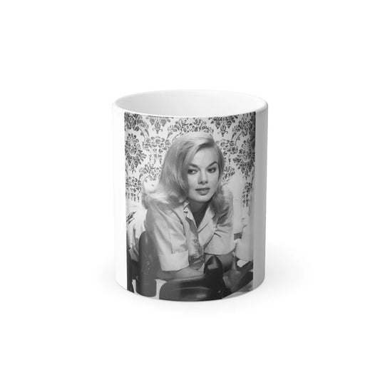 Leslie Parrish #242 (Vintage Female Icons) Color Changing Mug 11oz-11oz-Go Mug Yourself