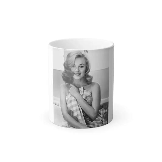 Leslie Parrish #253 (Vintage Female Icon) Color Changing Coffee Mug 11oz - Go Mug Yourself