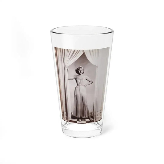Leslie Parrish #256 (Vintage Female Icon) Pint Glass 16oz 16oz - Go Mug Yourself