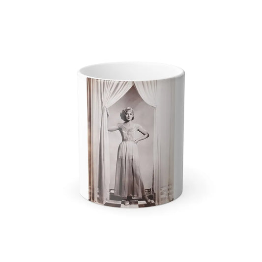 Leslie Parrish #256 (Vintage Female Icons) Color Changing Mug 11oz-11oz-Go Mug Yourself