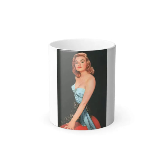 Leslie Parrish #262 (Vintage Female Icon) Color Changing Coffee Mug 11oz - Go Mug Yourself