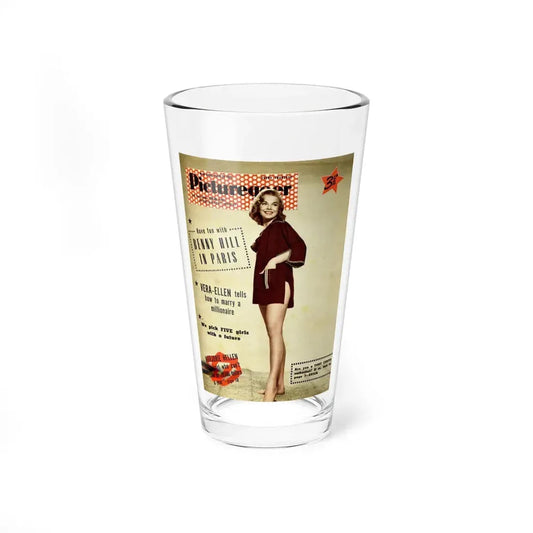 Leslie Parrish #263 - (Vintage Female Icon) Pint Glass 16oz 16oz - Go Mug Yourself