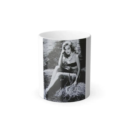 Leslie Parrish #266 (Vintage Female Icon) Color Changing Coffee Mug 11oz - Go Mug Yourself