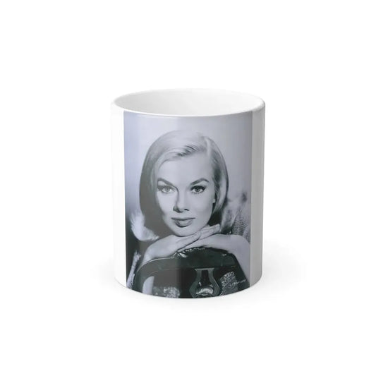 Leslie Parrish #270 (Vintage Female Icon) Color Changing Coffee Mug 11oz - Go Mug Yourself