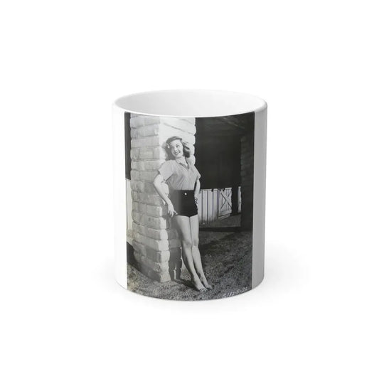Leslie Parrish #273 (Vintage Female Icon) Color Changing Coffee Mug 11oz - Go Mug Yourself