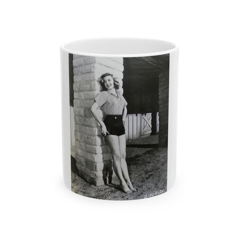 Leslie Parrish #273 (Vintage Female Icon) White Coffee Mug-11oz-Go Mug Yourself