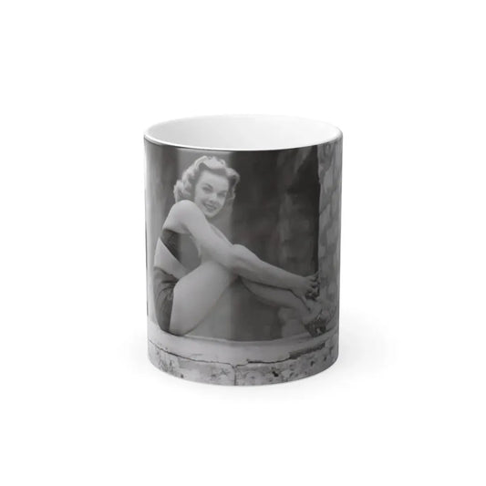 Leslie Parrish #275 (Vintage Female Icon) Color Changing Coffee Mug 11oz - Go Mug Yourself