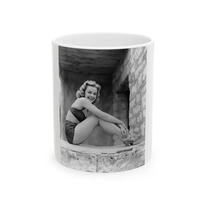 Leslie Parrish #276 (Vintage Female Icon) White Coffee Mug-11oz-Go Mug Yourself