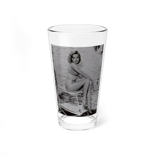 Leslie Parrish #42 1 (Vintage Female Icon) Pint Glass 16oz 16oz - Go Mug Yourself