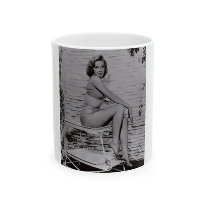 Leslie Parrish #42 1 (Vintage Female Icon) White Coffee Mug 11oz - Go Mug Yourself
