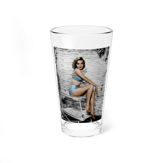 Leslie Parrish #42 (Vintage Female Icon) Pint Glass 16oz 16oz - Go Mug Yourself