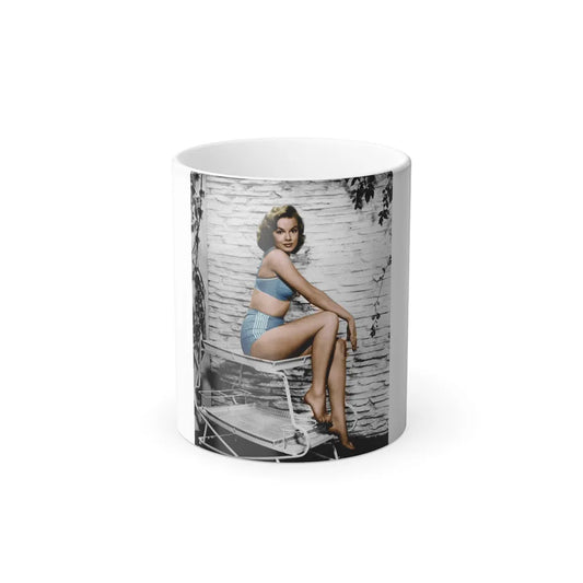 Leslie Parrish #42 (Vintage Female Icons) Color Changing Mug 11oz-11oz-Go Mug Yourself